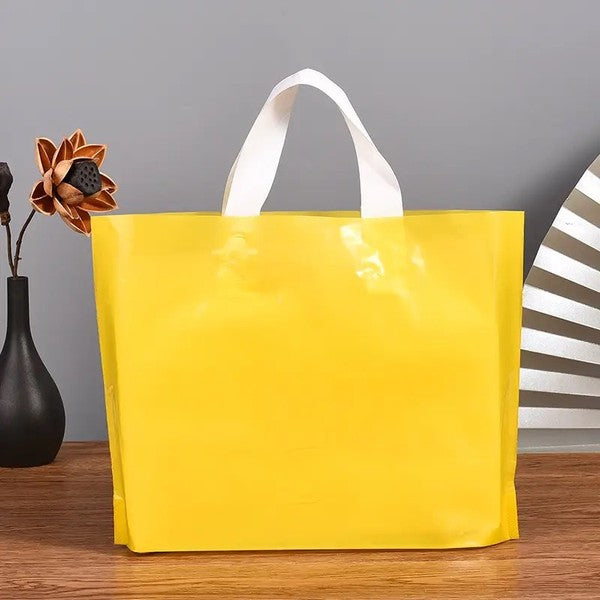50pcs, 8 Colors Dual-colored handle PVC gift bag - ByHome