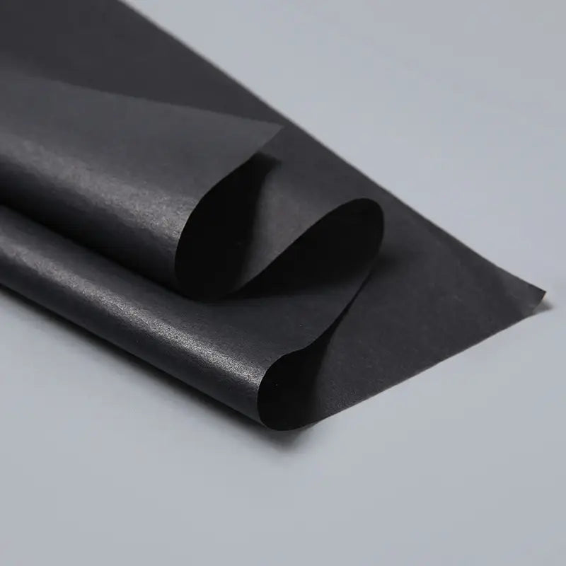 100 bulk, 31" x 20" black wrapping 17g tissue paper - ByHome