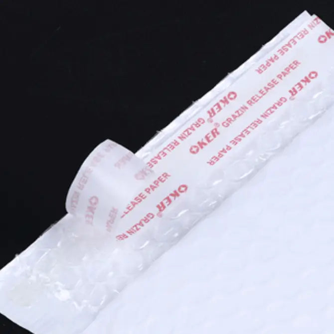 50 pc, White thick matte film bubble shock-proof waterproof mailer envelope - ByHome