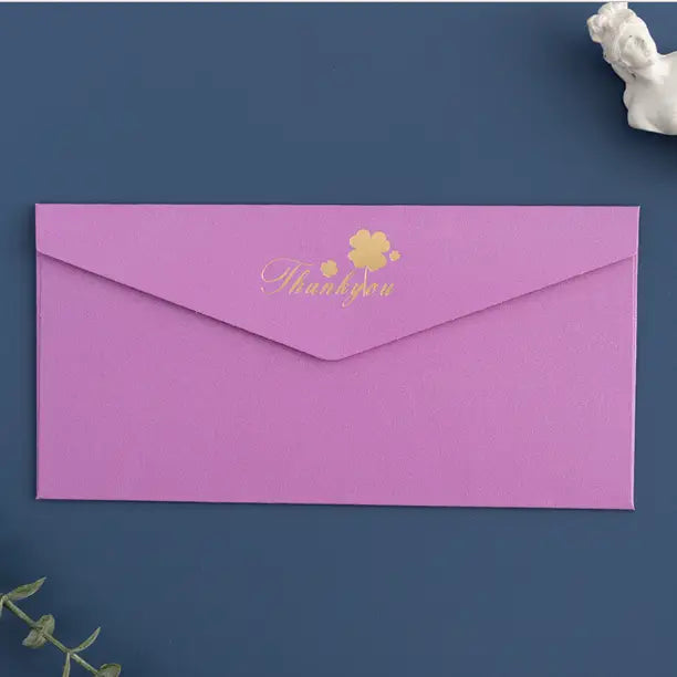 50 pc, Bronzing Thickened Business Invitation Envelope - ByHome