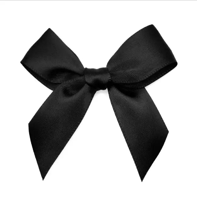 50 pcs, 2.8"x2.8" satin ribbon gift handmade bow - 7 colors - ByHome