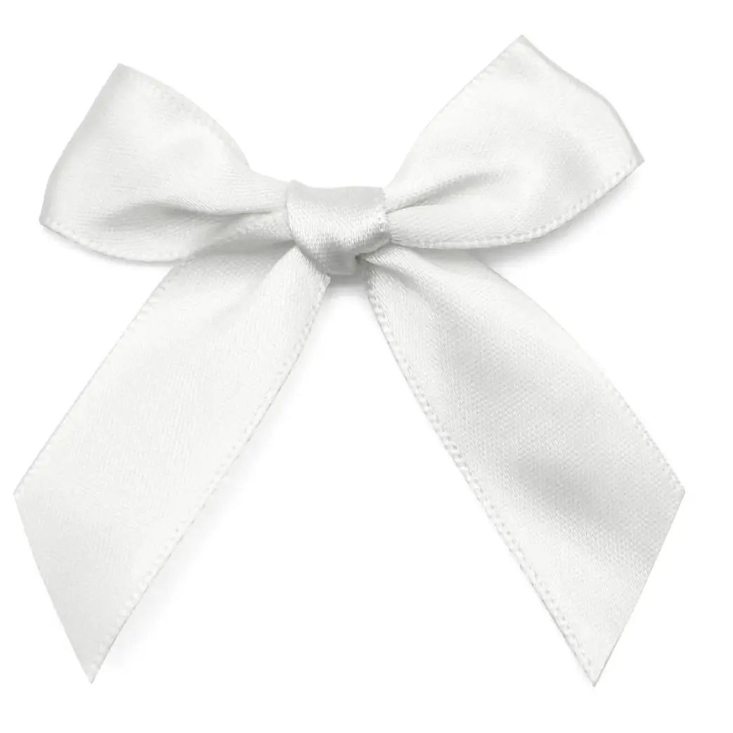 50 pcs, 2.8"x2.8" satin ribbon gift handmade bow - 7 colors - ByHome