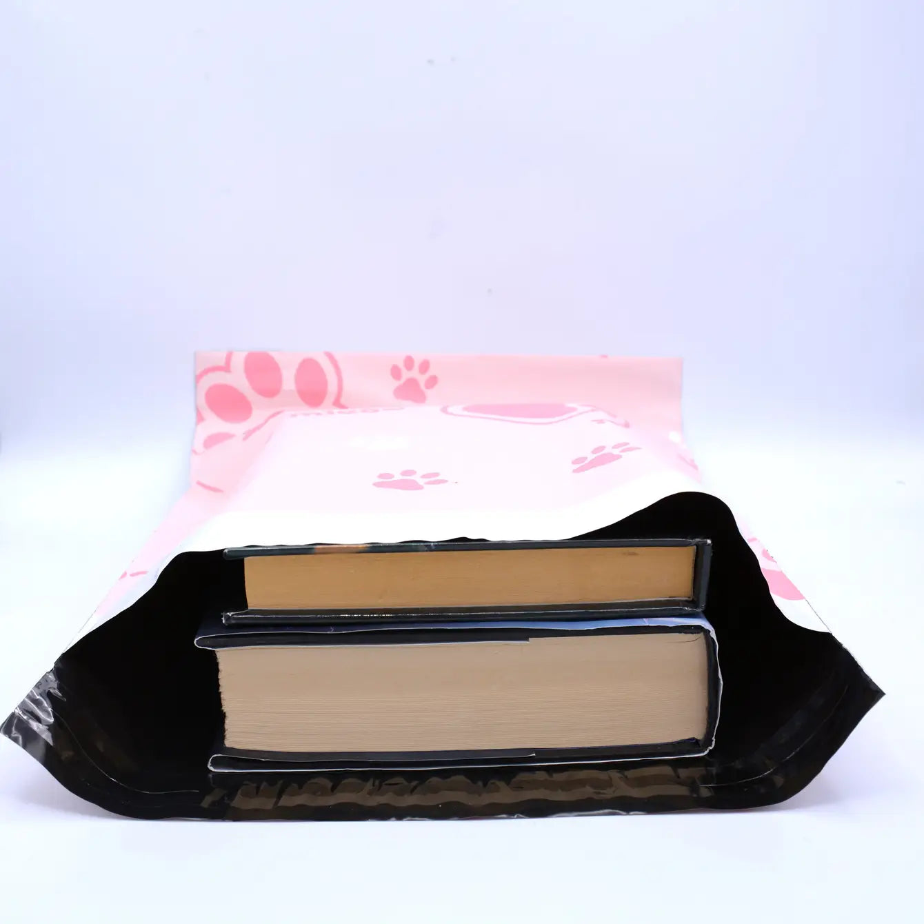 100ct, Pink cat paws selfsealing anti-tear waterproof mailer bag - ByHome