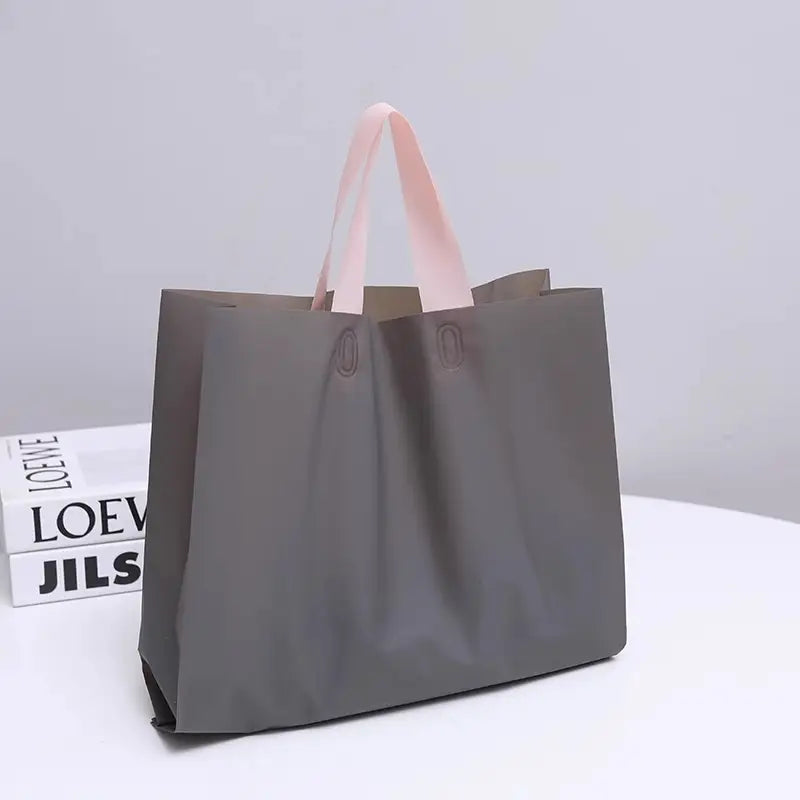 50pcs, 3 Dual-colors Premium Frosted square PVC Gift Bags - ByHome