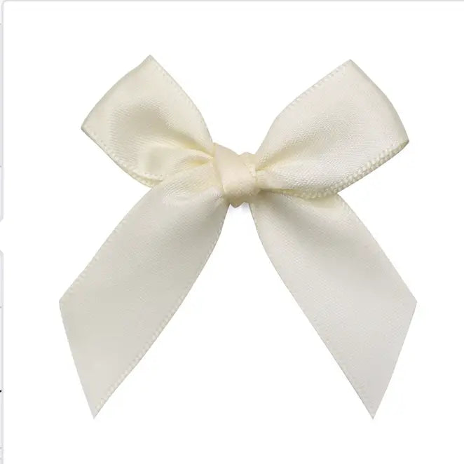 50 pcs, 2.8"x2.8" satin ribbon gift handmade bow - 7 colors - ByHome