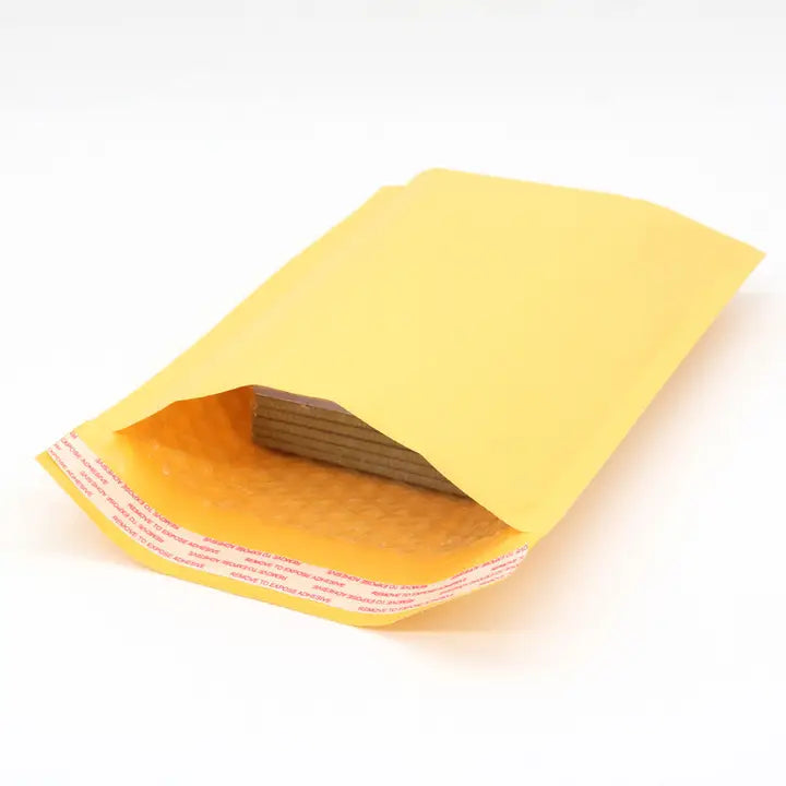 50pcs, 5x7" Yellow self-seal padded kraft bubble mailer - ByHome