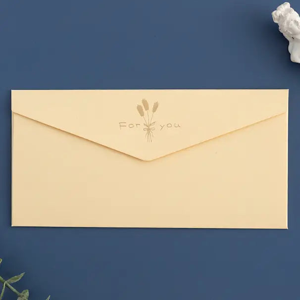 50 pc, Bronzing Thickened Business Invitation Envelope - ByHome