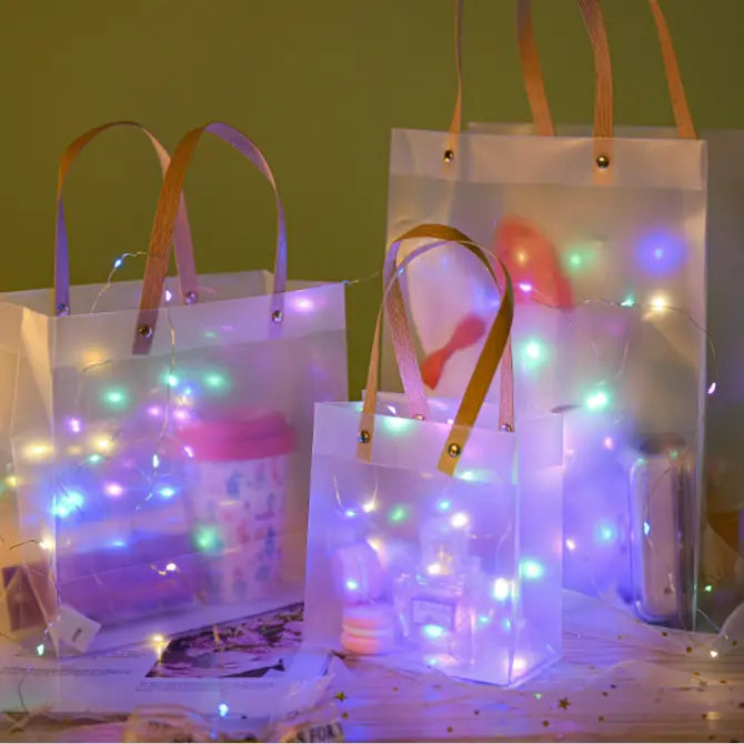 20pcs, Warm & 4 Colors light LED string with battery - ByHome