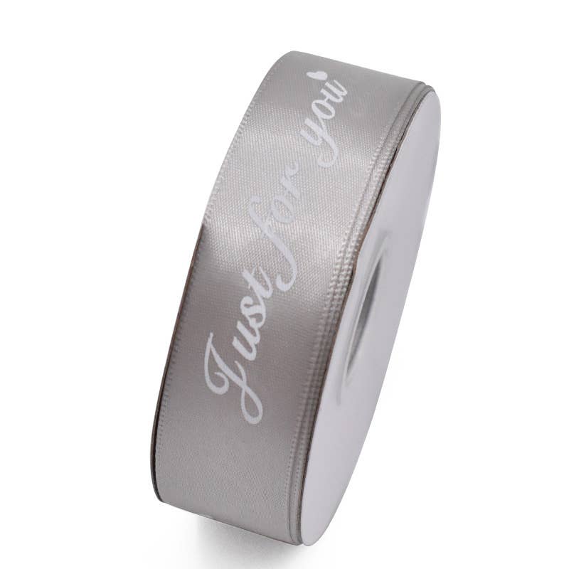 1.0" x 22 yds, JUST FOR YOU wide polyester gift ribbon - ByHome