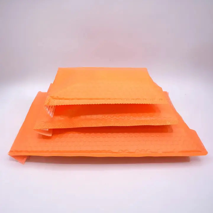 50pcs, 3 size orange self-seal adhesive padded bubble mailer - ByHome