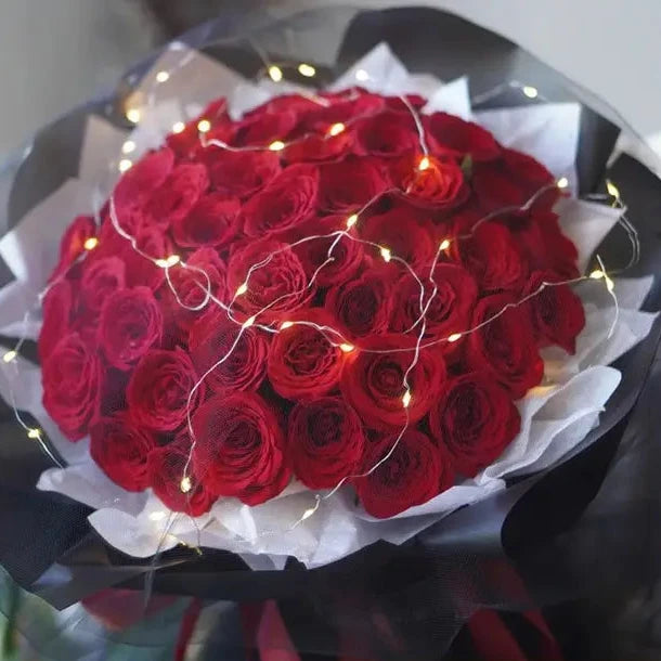 20pcs, Warm & 4 Colors light LED string with battery - ByHome