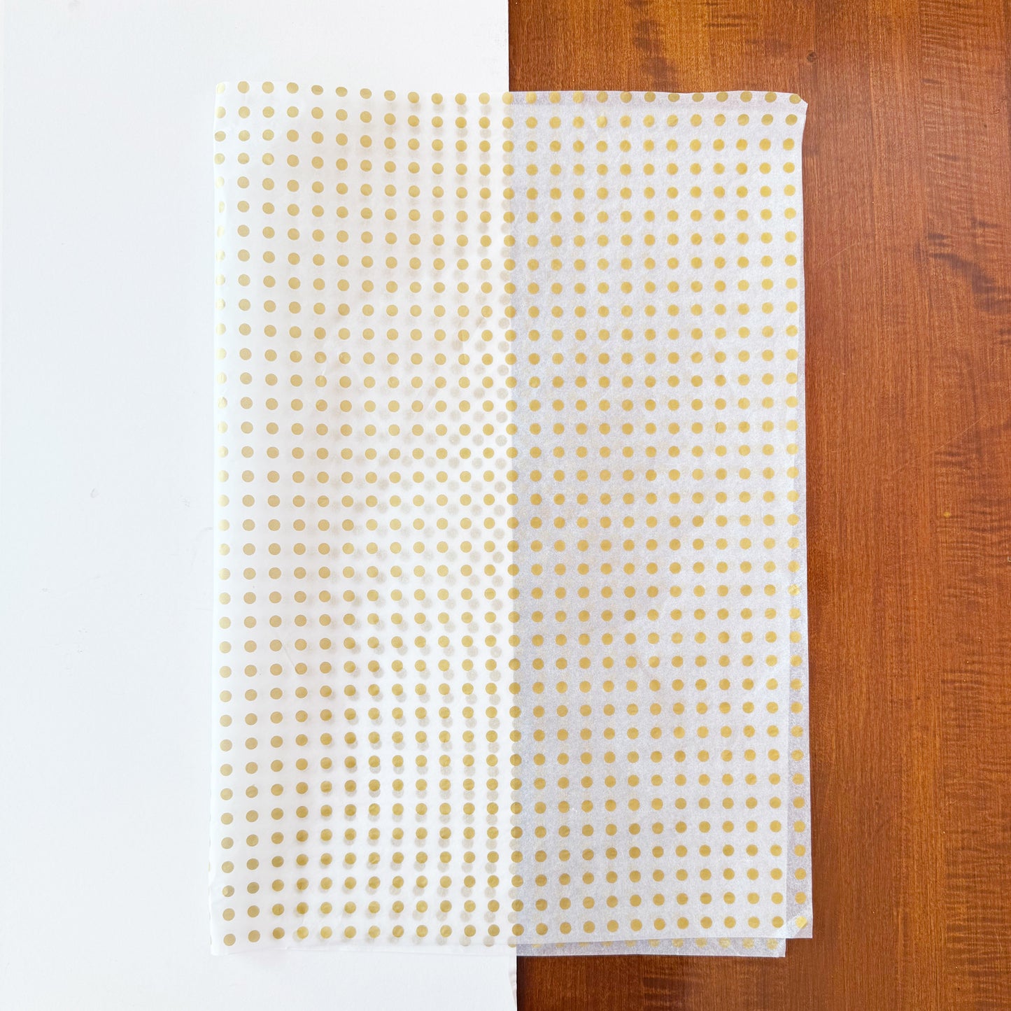 100 Bulk, 28" x 20" Polka Dots 17g Wrapping Tissue Paper Sheets - ByHome