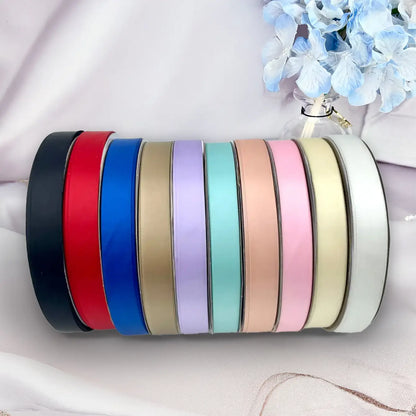 4/5" x 100 yds, double layered satin polyester ribbon - ByHome
