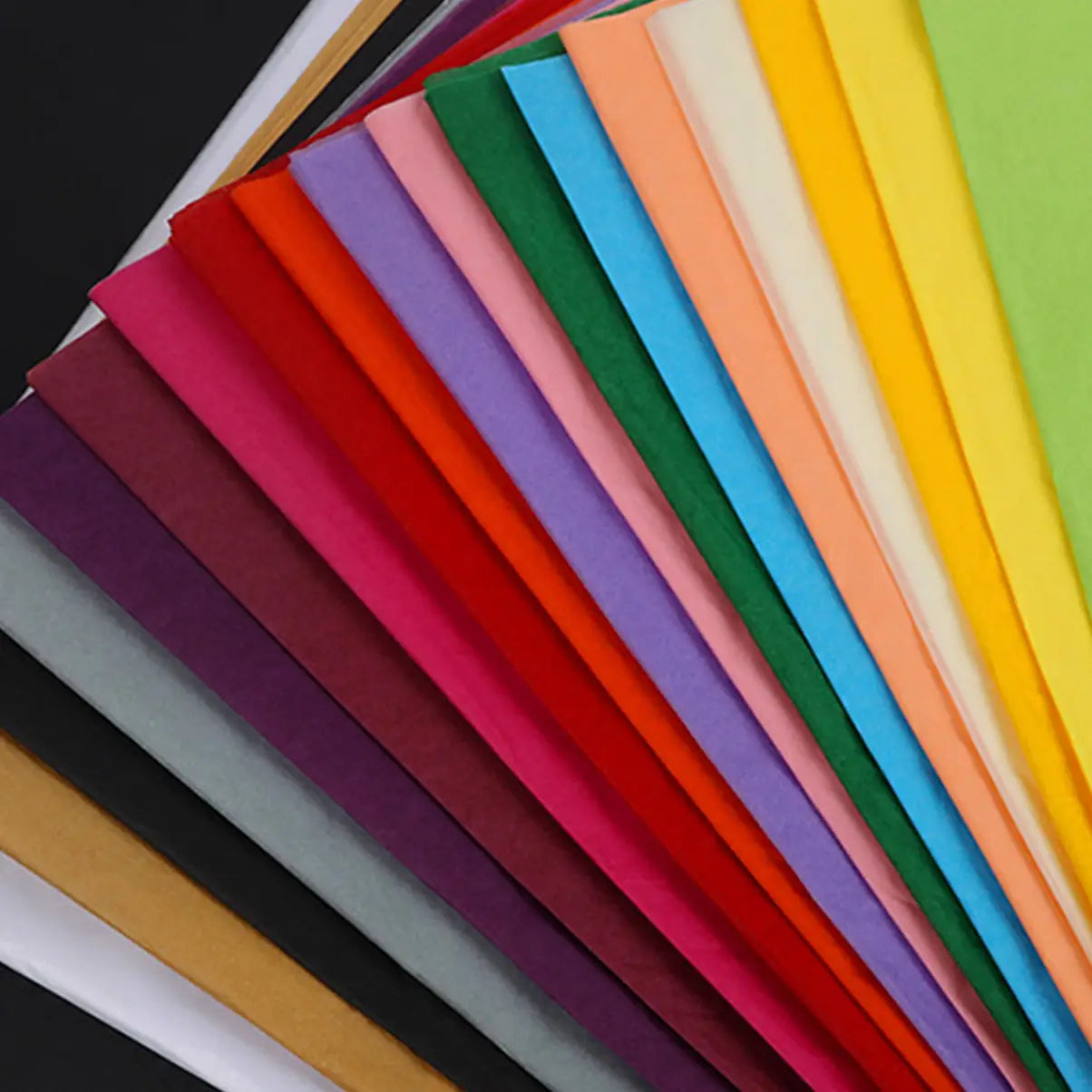 100 bulk, 31" x 20" Colorful 17g gift wrapping tissue paper - ByHome