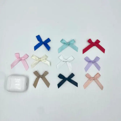 50 pcs, 1.8"x1.8" satin ribbon gift mini bow - ByHome