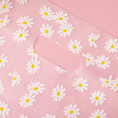 100pcs, 2 Sizes Mums flower transparent frosted PVC gift bag - ByHome