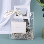 10pcs, 7 colors transparent PVC Gift Bag w/ square handles - ByHome