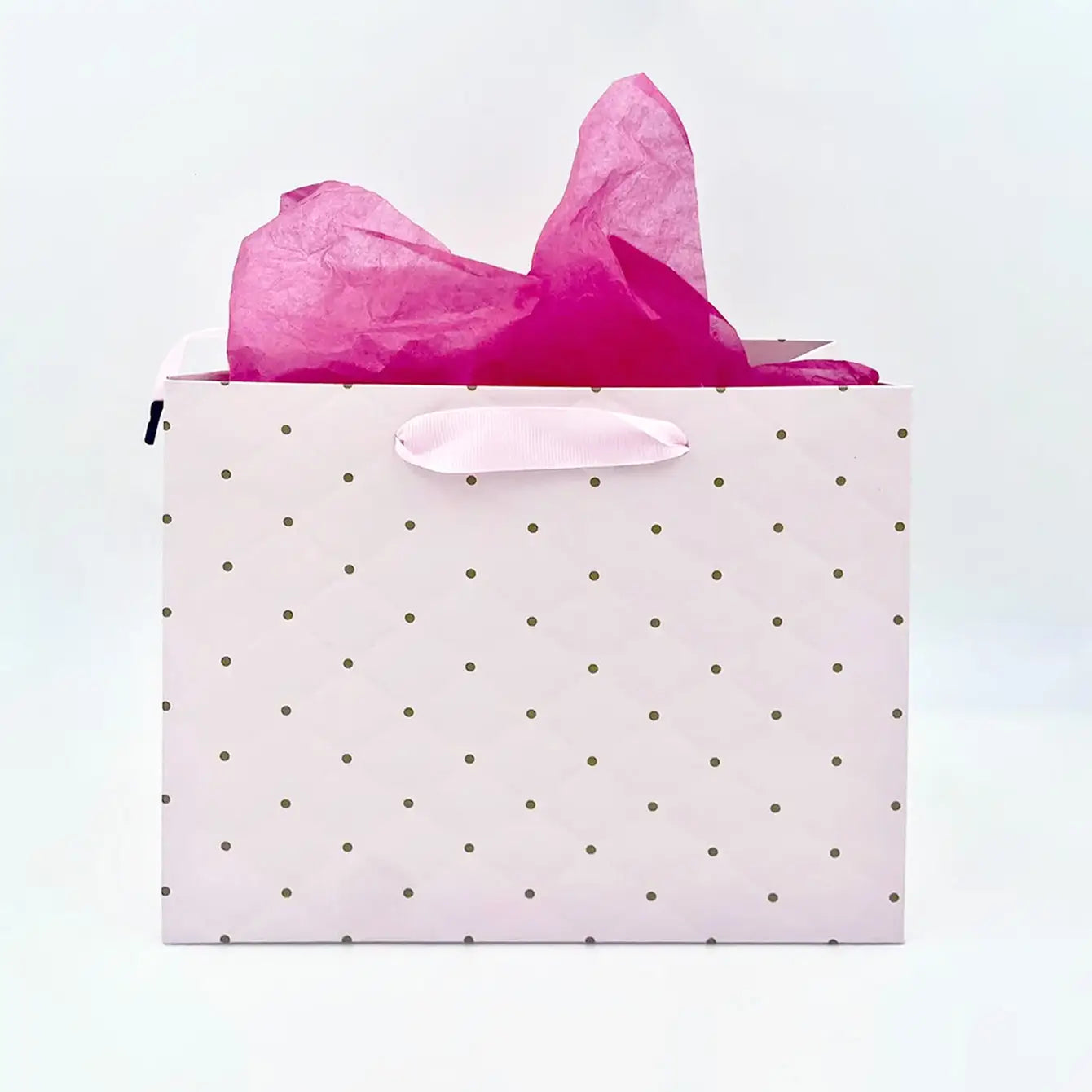 12pcs, 2 sizes 4 colors dot wavy gift bag - ByHome