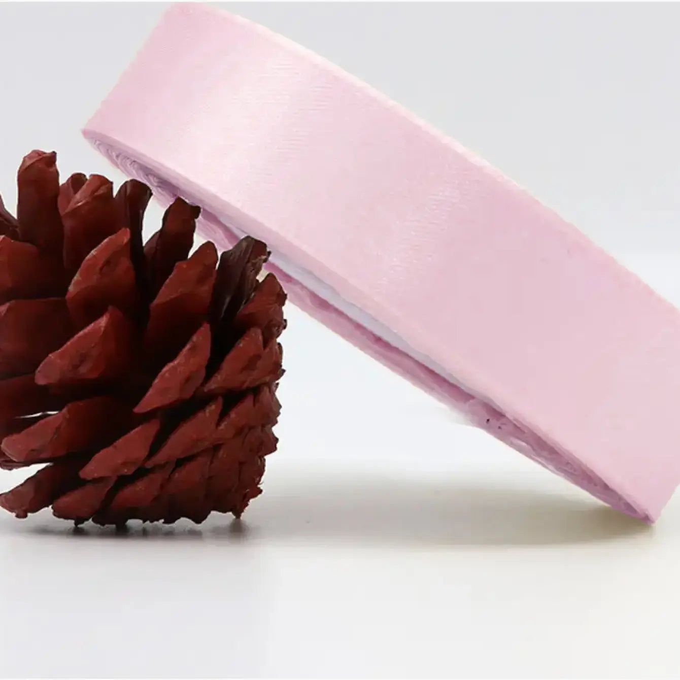 4/5" x 100 yds, double layered satin polyester ribbon - ByHome