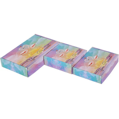 25pcs, 3 sizes Pink Flamingo jungle mailing cardboard box - ByHome