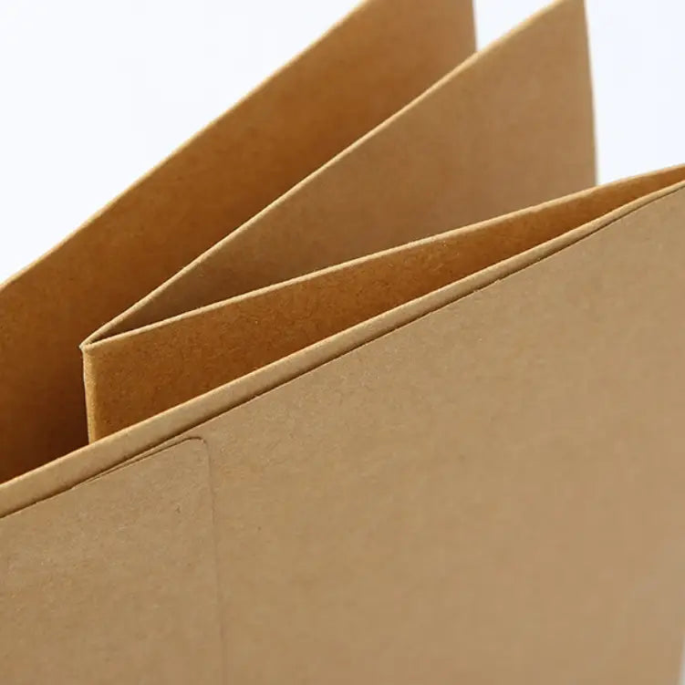10pcs, 6 sizes Square premium Brown Kraft Paper Gift Bag - ByHome
