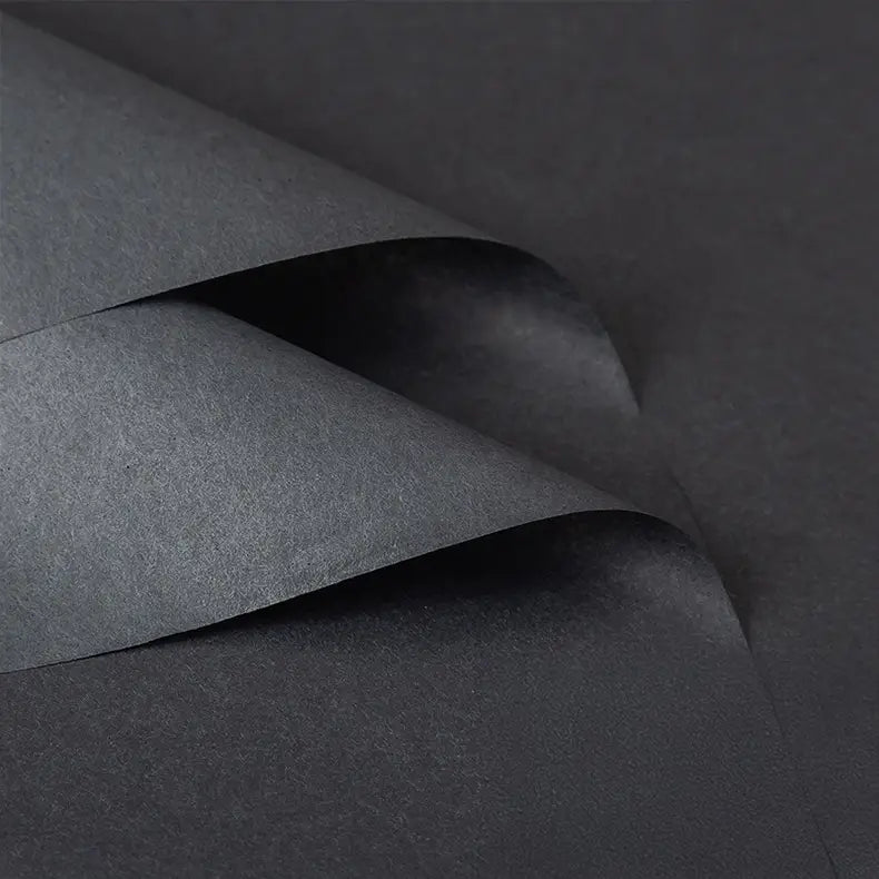 100 bulk, 31" x 20" black wrapping 17g tissue paper - ByHome