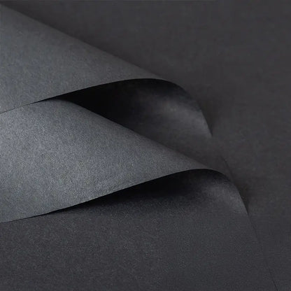100 bulk, 31" x 20" black wrapping 17g tissue paper - ByHome