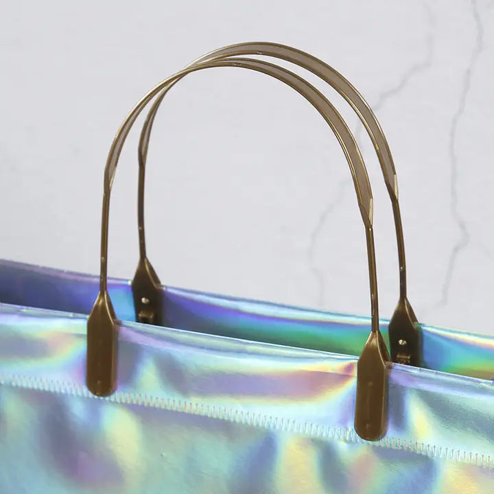 12pcs, 3 colors Laser Iridescent reflective PVC gift Bag - ByHome