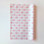 100 Bulk, 28" x 20" Pink Bow Ties 17g White Wrapping Tissue Paper Sheets - ByHome