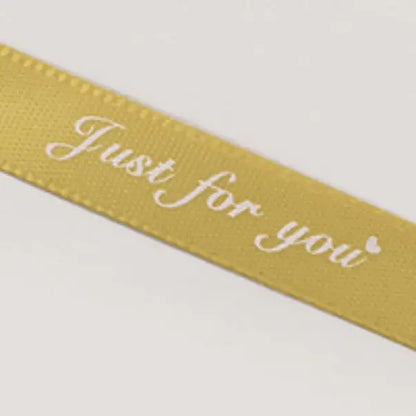 1.0" & 22 yards JUST FOR YOU polyester Satin gift ribbon - ByHome