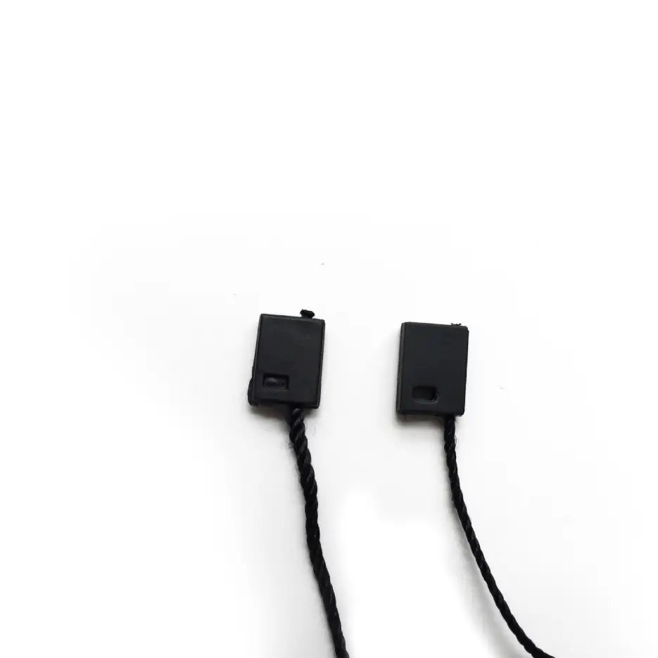 100pcs, Disposable plastic square buckle cotton woven string rope for tags - ByHome
