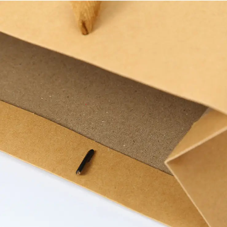 10pcs, 6 sizes horizontal Kraft Brown Paper Gift Bag - ByHome