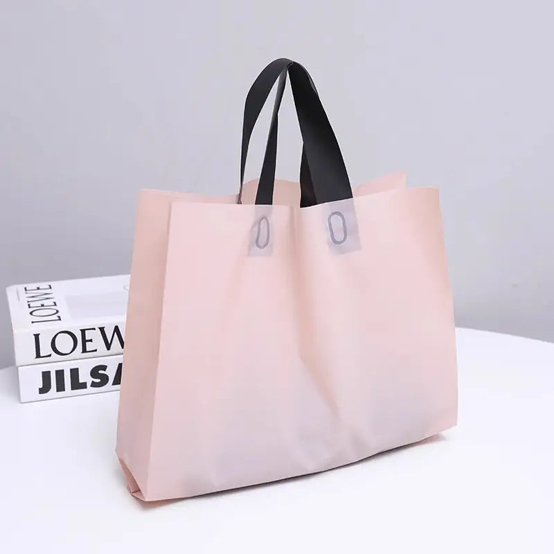 50pcs, 3 Dual-colors Premium Frosted square PVC Gift Bags - ByHome