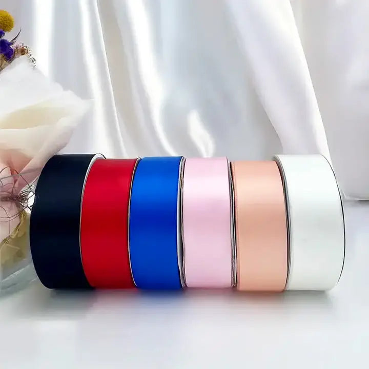 2.0" x 100 yds, wide double layered satin polyester ribbon - ByHome