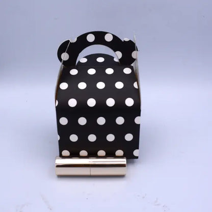 50ct, polka dot paper gable box 3 colors - ByHome