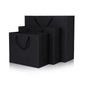 10pcs, 9 sizes all Black premium paper Gift Bag - ByHome