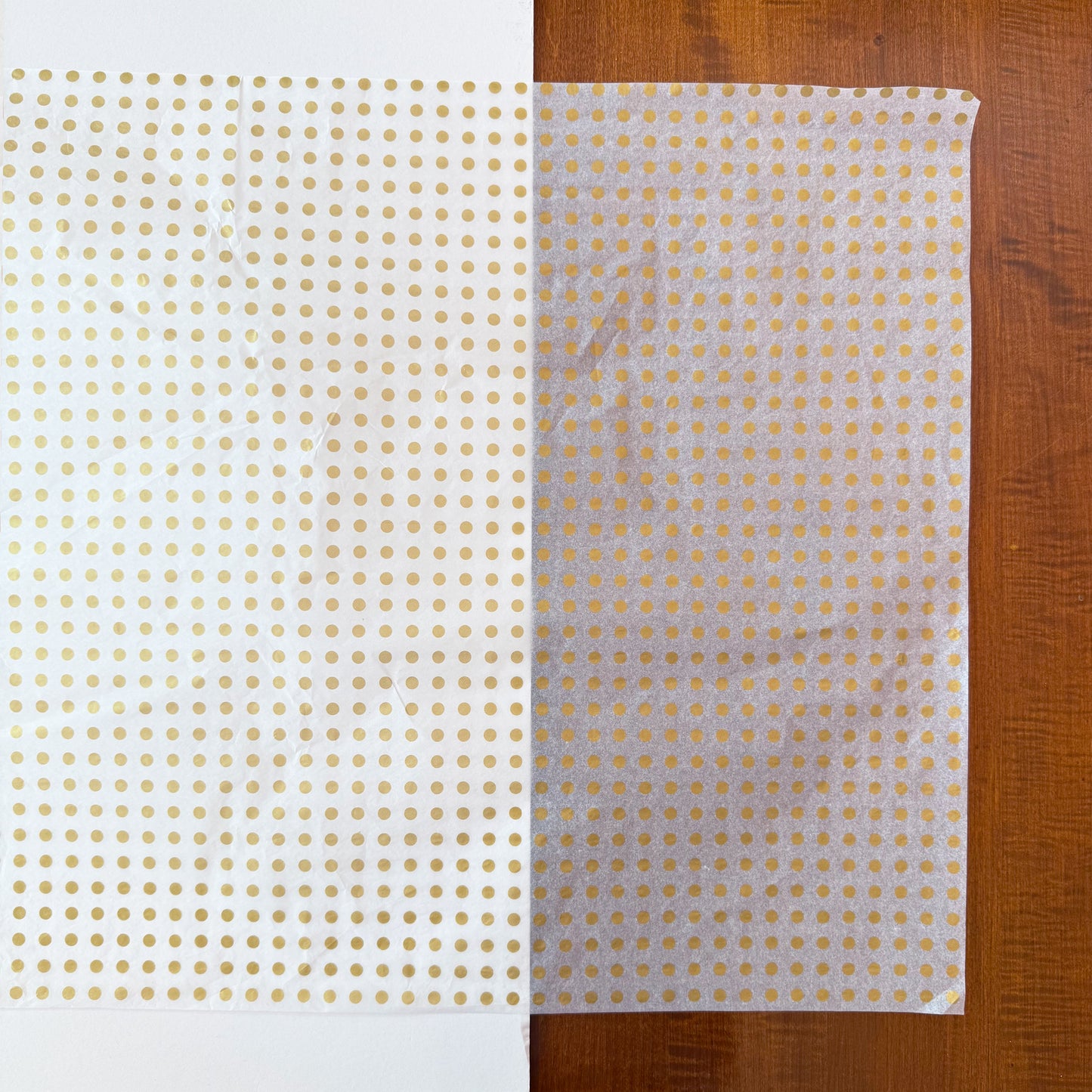 100 Bulk, 28" x 20" Polka Dots 17g Wrapping Tissue Paper Sheets - ByHome