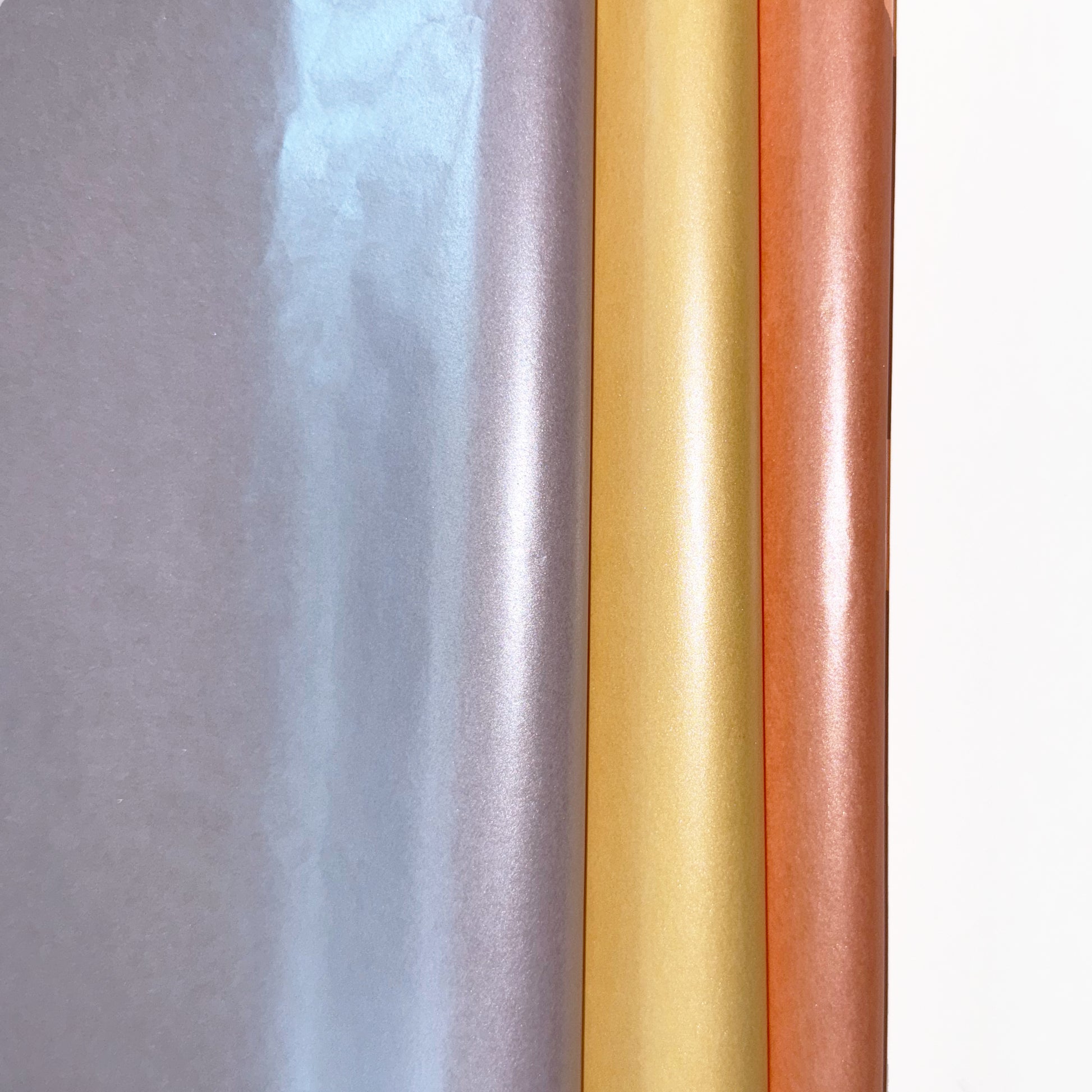 100 Bulk, 28" x 20" Pearlescent Metallic 17g Wrapping Tissue Paper Sheets - ByHome