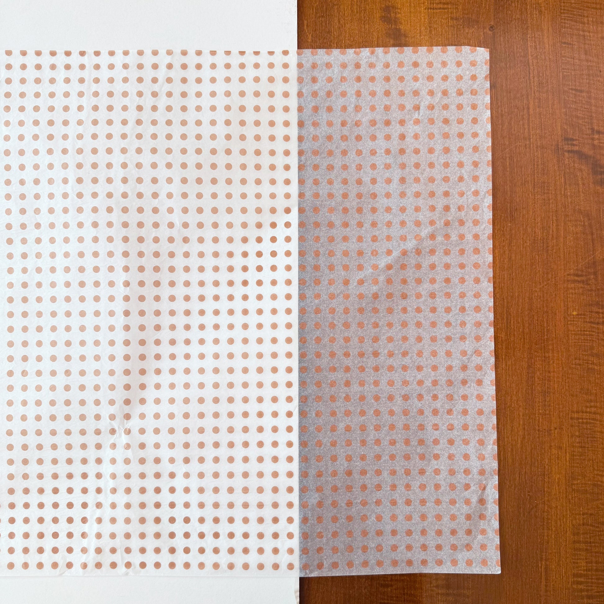 100 Bulk, 28" x 20" Polka Dots 17g Wrapping Tissue Paper Sheets - ByHome