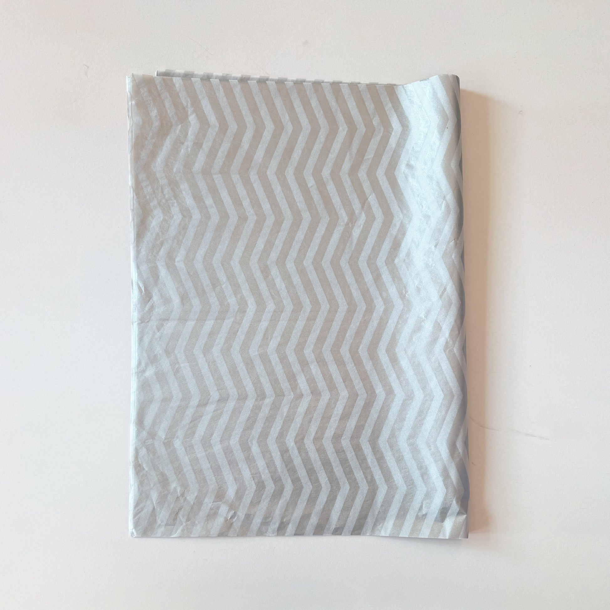 100 Bulk, 28" x 20" Wavy Chevron line 17g Wrapping Tissue Paper Sheets - ByHome